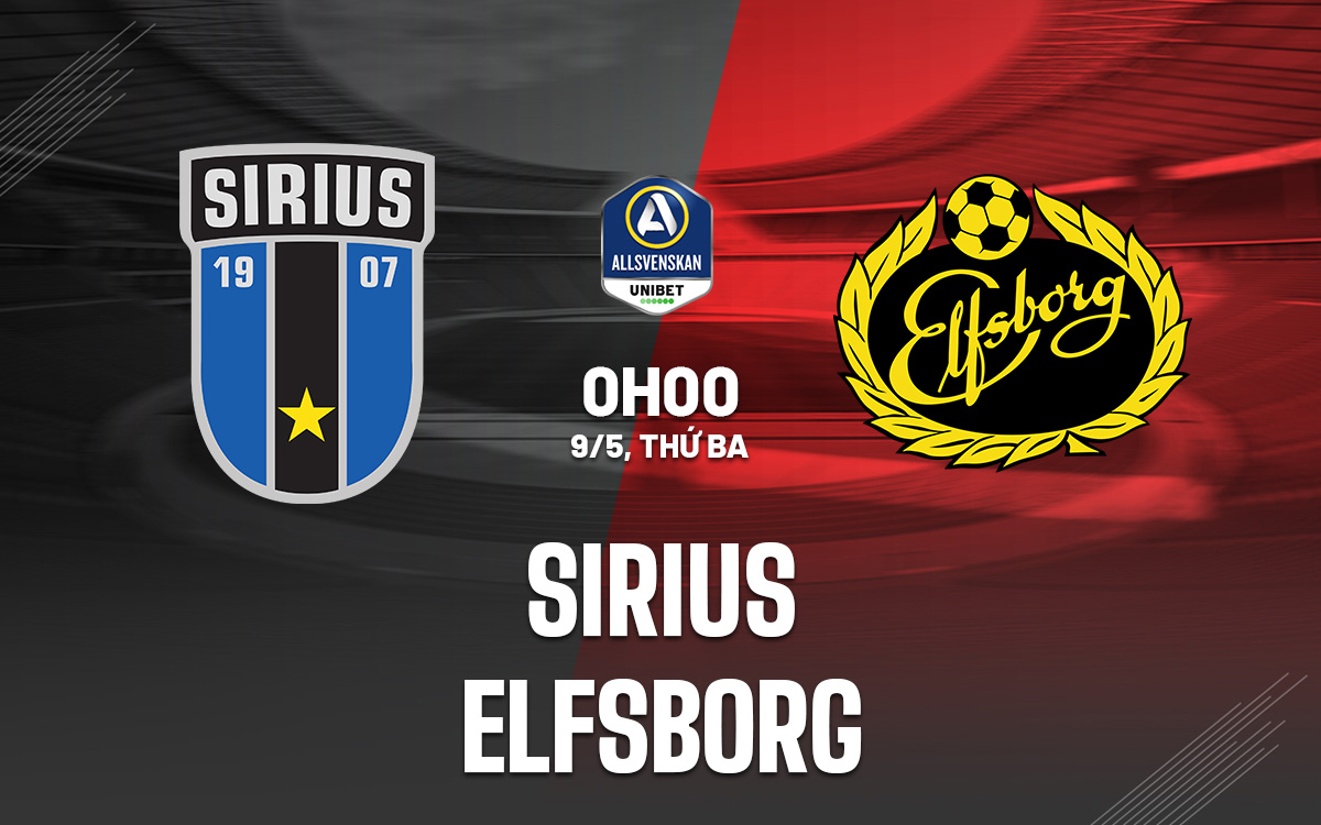 Nhận định - dự đoán Sirius vs Elfsborg 00h00 ngày 9/5 (VĐQG Thụy Điển 2023)